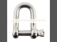 Тяжелая нержавеющая сталь D-привязка Европейский стиль Нержавеющая D-привязка